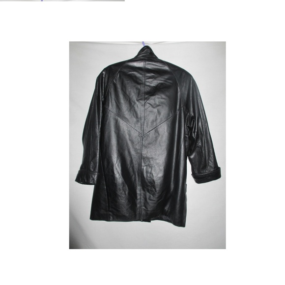 JACKET COAT LEATHER WOMEN THERMAL INSULATION M - Picture 3 of 8